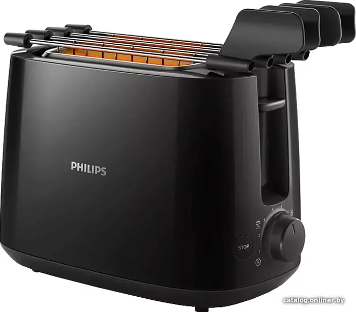 Купить Тостер Philips HD2583/90 черный, цена, опт и розница