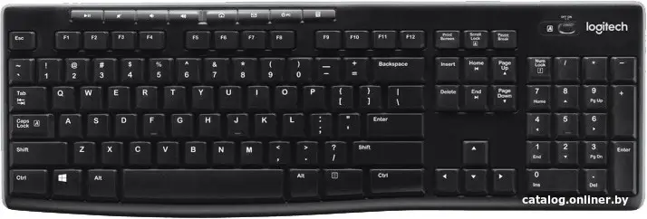 Купить Клавиатура Logitech K270 черный/белый, цена, опт и розница