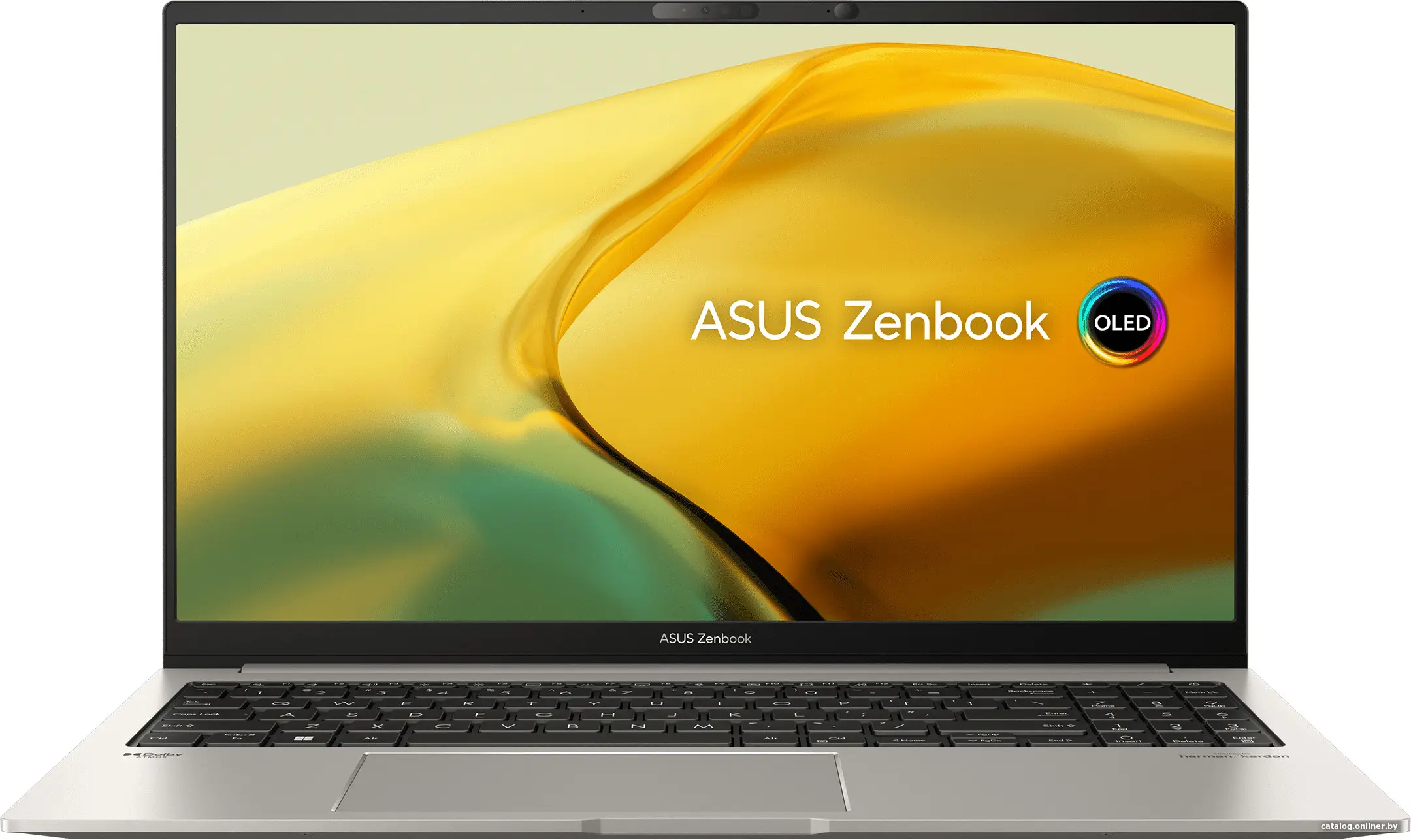 Купить Ноутбук Asus Zenbook 15 OLED UM3504DA-MA197 Ryzen 5 7535U 16Gb SSD512Gb AMD Radeon 15.6' OLED 2.8K (2880x1620) noOS grey WiFi BT Cam Bag (90NB1163-M00, цена, опт и розница