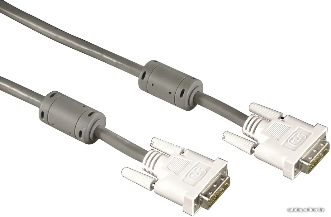 Купить Кабель DVI-D 25M вилка - DVI-D 25M вилка 1,8м Hama DVI Dual Link Cable (00045077), цена, опт и розница